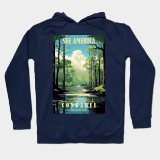 Congaree National Park Travel Poster Hoodie